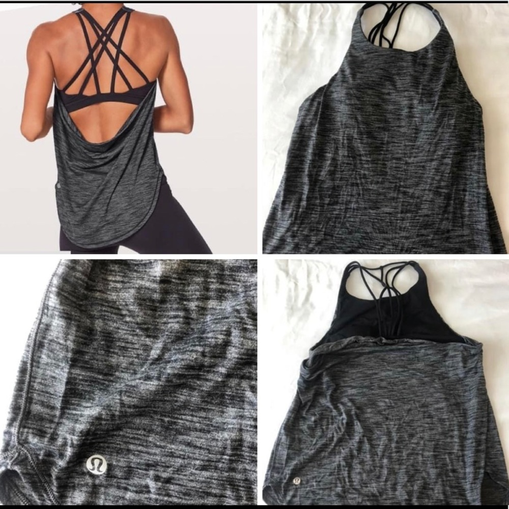 Lululemon open back tank